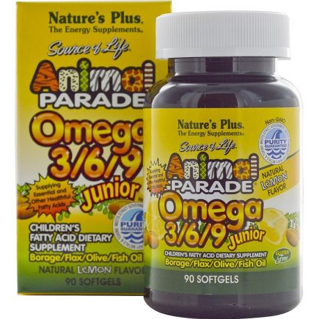 Nature's Plus Animal Parade Omega 3/6/9 Junior 90 caps