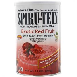 Nature s Plus Spiru-Tein Exotic Red Fruit 504 gr