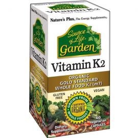 Nature s Plus Garden Organic Vitamin K2 60 Vcaps