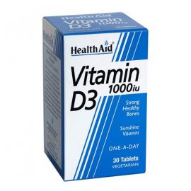 Health Aid Vitamin D3 1000 i.u 30 tabs