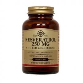 SOLGAR - RESVERATROL 250mg softgels 30s