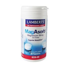 LAMBERTS MAGASORB 150mg (Magnesium as Citrate) 180 tabs
